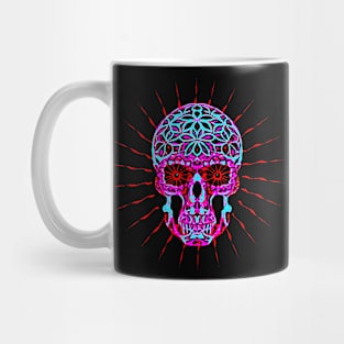 Shining skull retro streetsyle popart design Mug